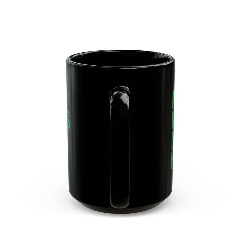 MMMH Black Mug: Irish Green