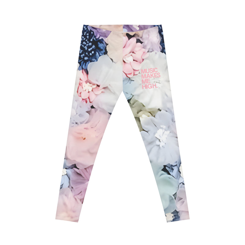 MMMH Leggings: Flowers | Light Pink