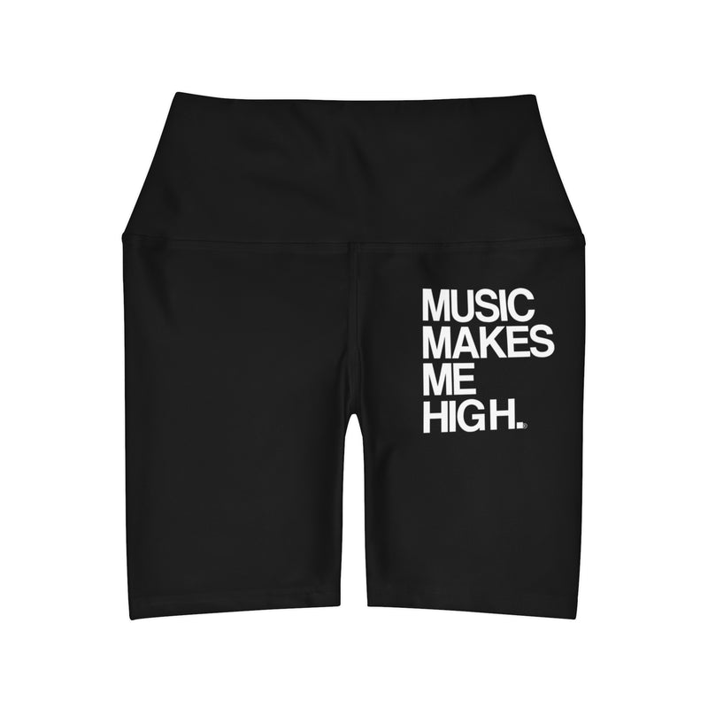 MMMH Yoga Shorts: Black | White