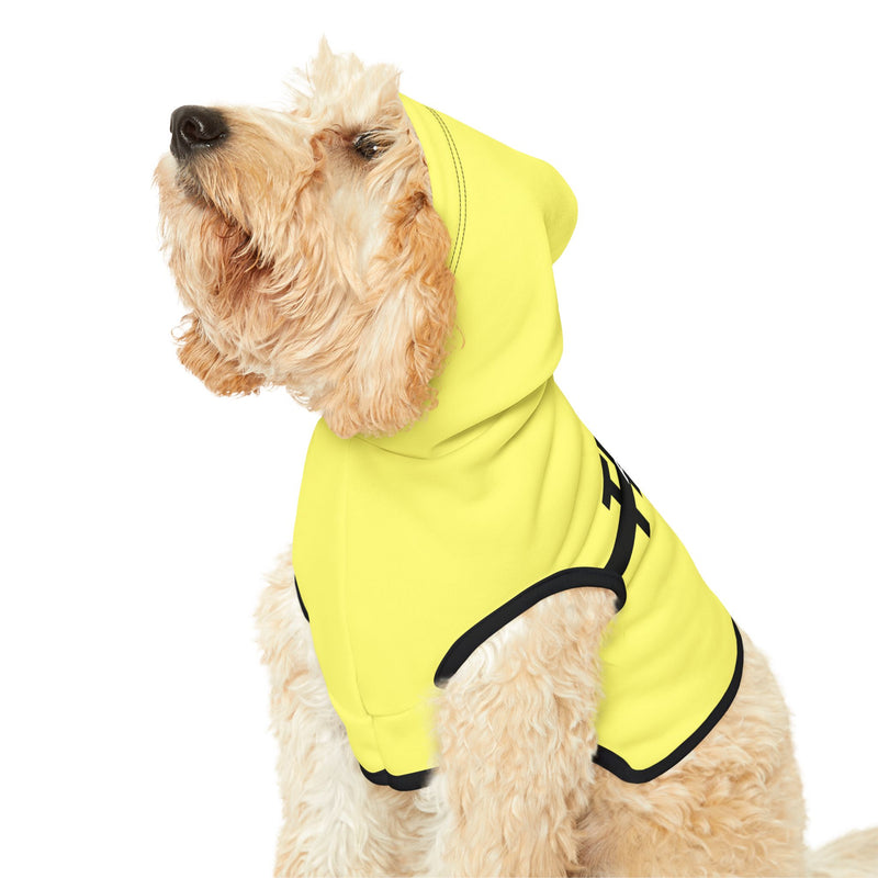 IJTT Pet Hoodie: AT Strike Black | Yellow