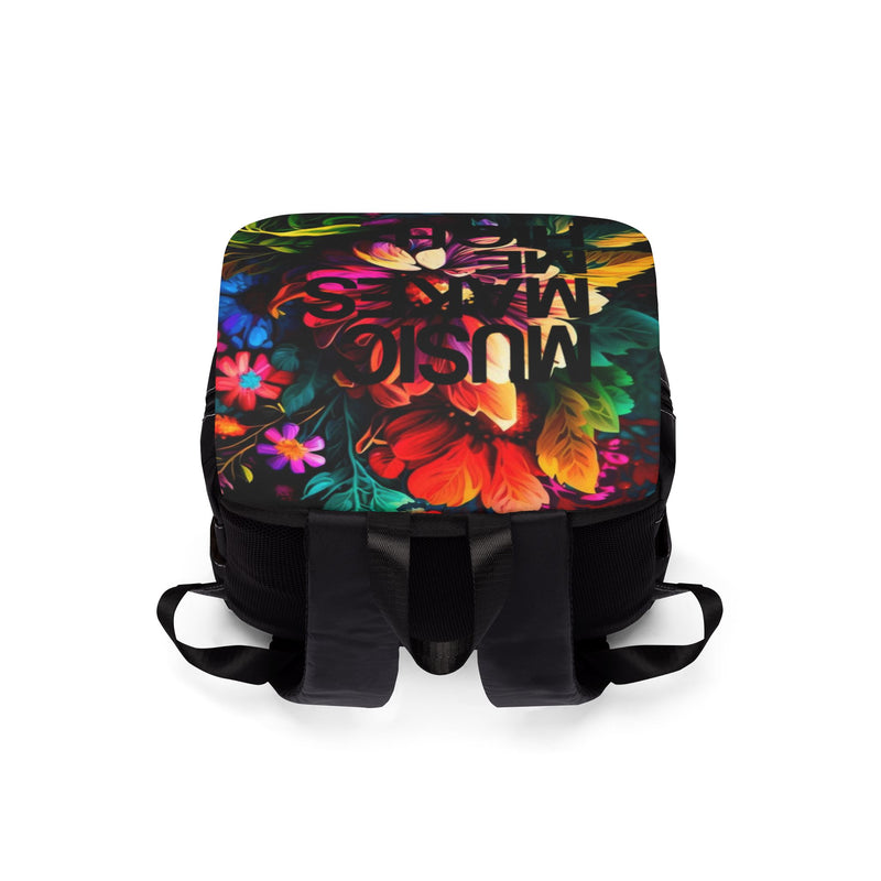 MMMH Backpack: Floral | Black