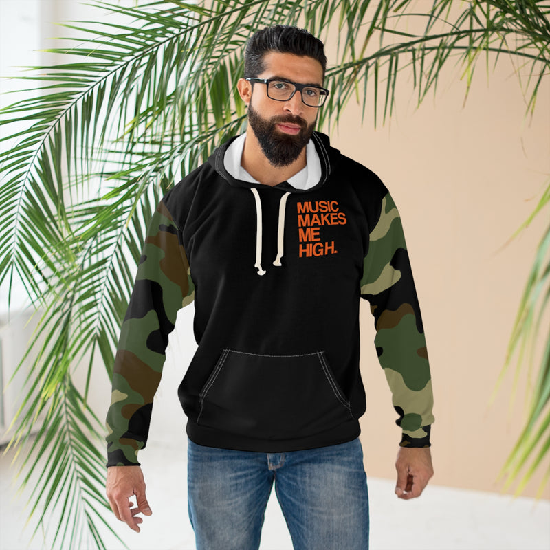 MMMH Unisex Hoodie: Camo/Black | Orange