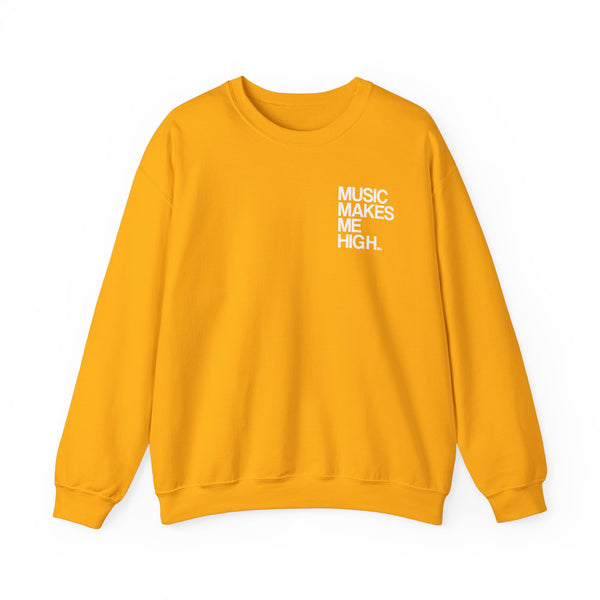 MMMH Unisex Sweatshirt: Gold | White Lettering