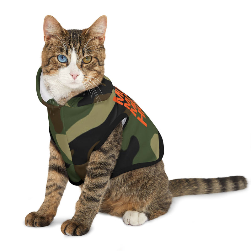 MMMH Pet Hoodie: Camo | Orange