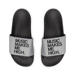 MMMH Unisex Slides: Light Gray/Black | Black