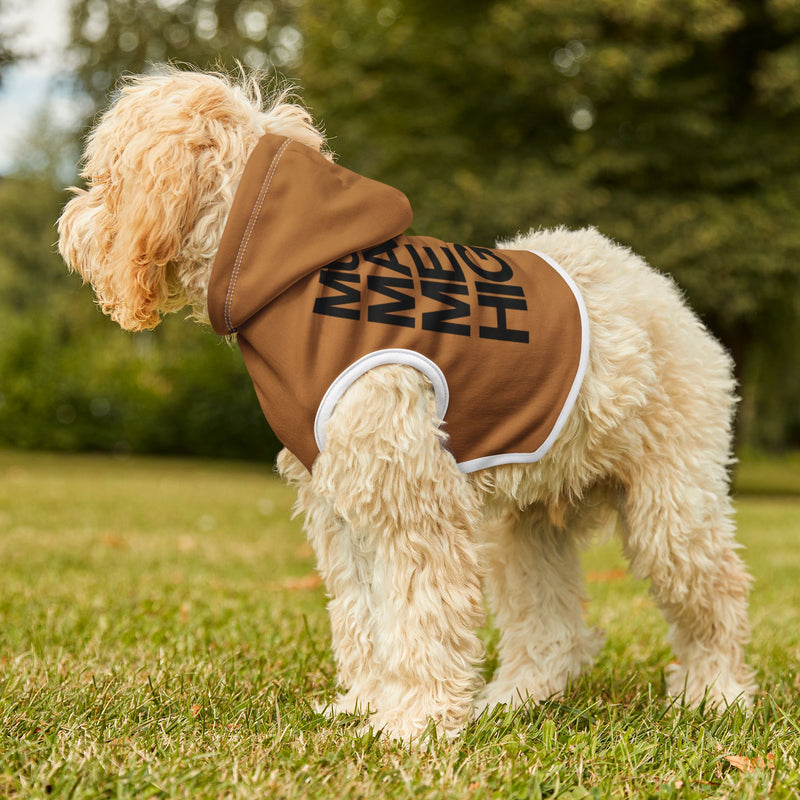 MMMH Pet Hoodie: Light Brown | Black