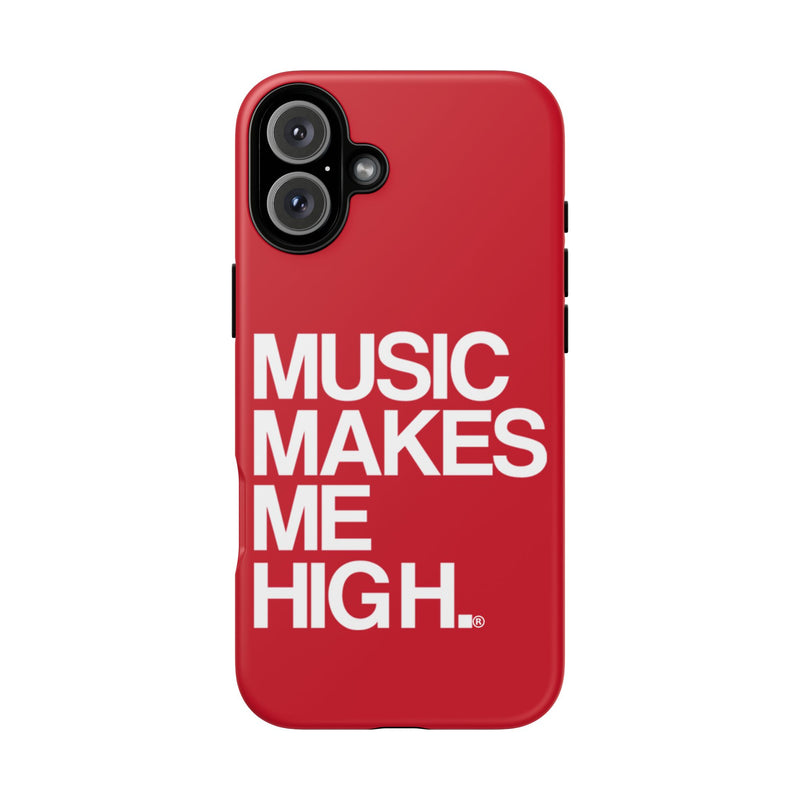 MMMH Classic Phone Case: Dark Red | White