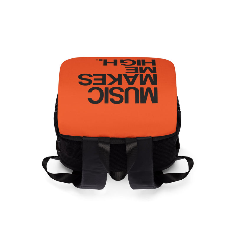 MMMH Backpack: Dark Orange | Black Lettering