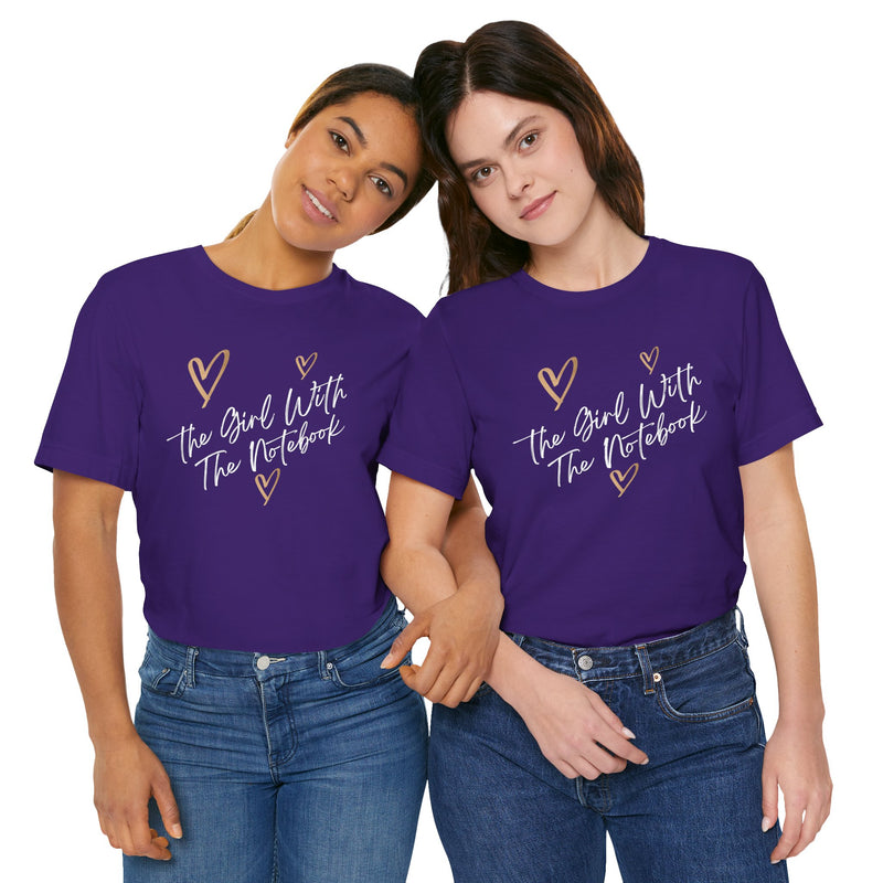 TGWTN Unisex T-Shirt: Brown/White | Purple