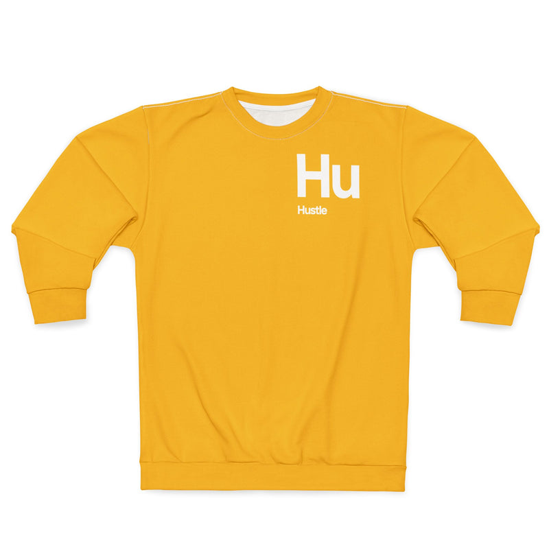 NOVL Unisex Sweatshirt: Hustle White | Yellow