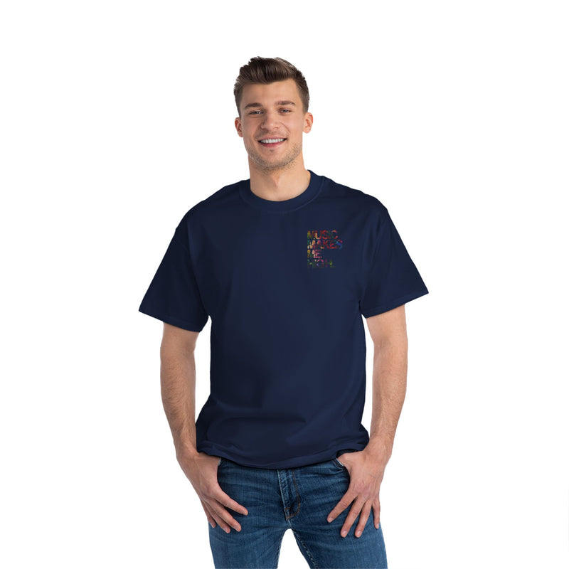 MMMH Unisex T-Shirt: Navy | Floral