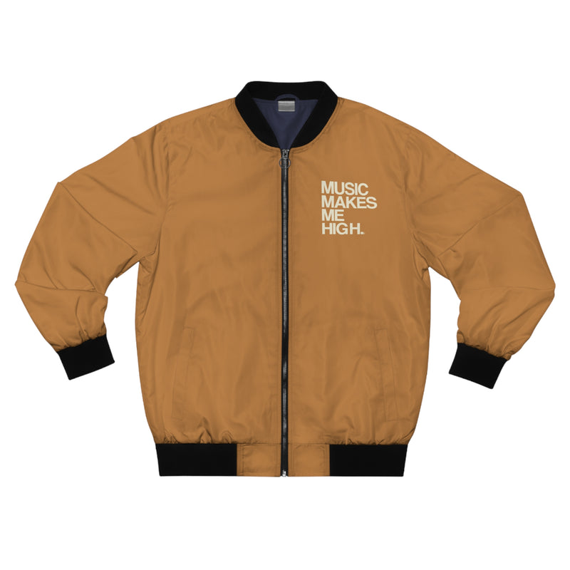 MMMH Unisex Bomber Jacket: Light Brown | Beige