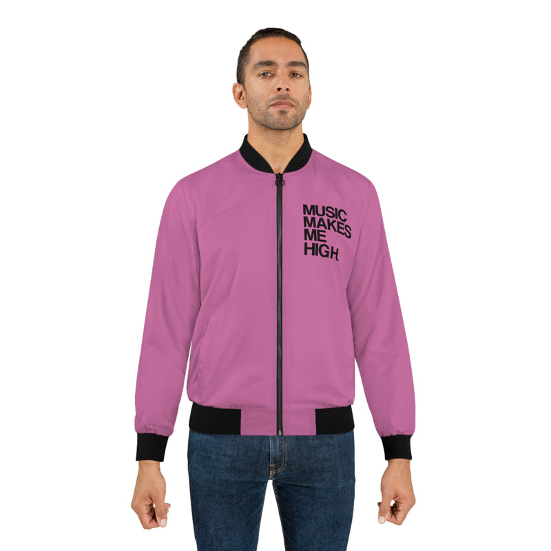 MMMH Bomber Jacket: Pink | Black Lettering