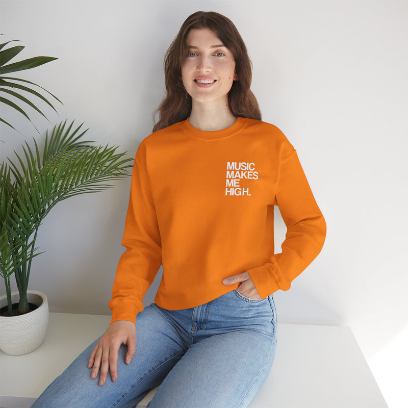 MMMH Unisex Sweatshirt: Safety Orange | White