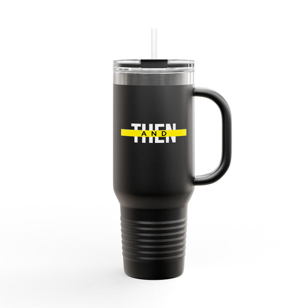 IJTT Insulated Mug: At Strike Yellow/White | Black