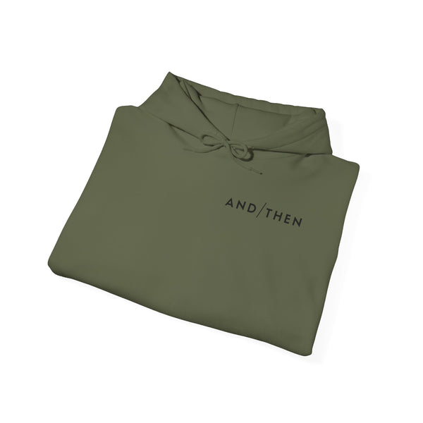 IJTT Unisex Hoodie: AT Slash Black | Army Green