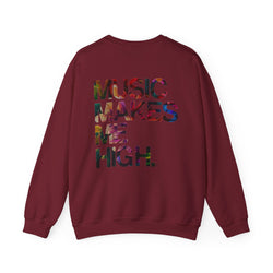 MMMH Unisex Sweatshirt: Garnet | Floral