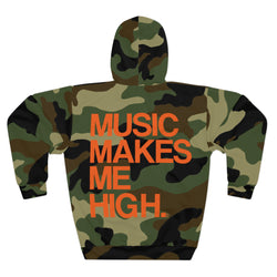 MMMH Unisex Hoodie: Camo | Orange