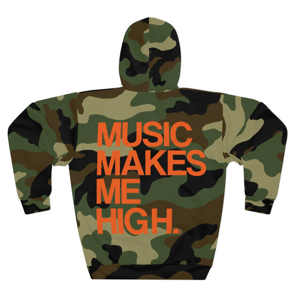 MMMH Unisex Hoodie: Camo | Orange