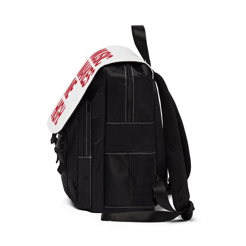 MMMH Backpack: White | Red