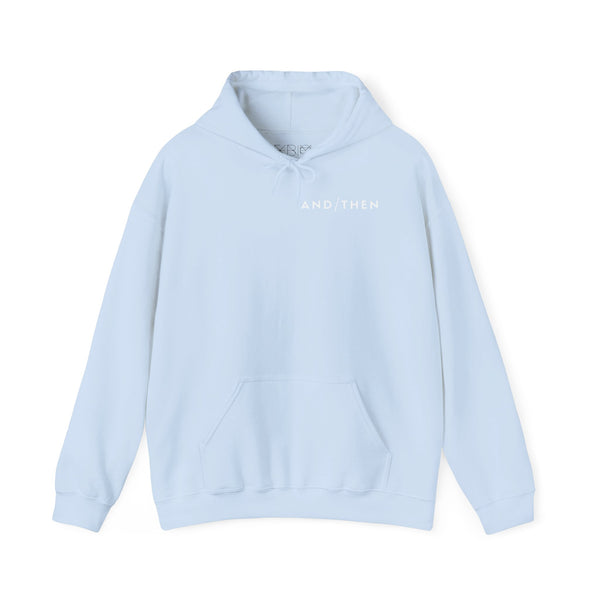 IJTT Unisex Hoodie: AT Slash White | Light Blue