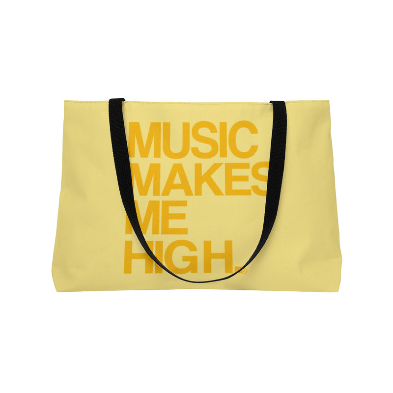 MMMH Weekender Bag (Black Handle): Light Yellow | Yellow