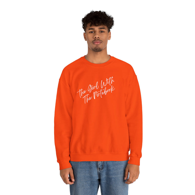 TGWTN Unisex Sweatshirt: White | Orange