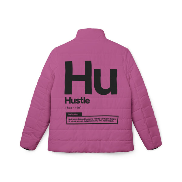 NOVL Women’s Puffer Jacket: Hustle Black | Light Pink