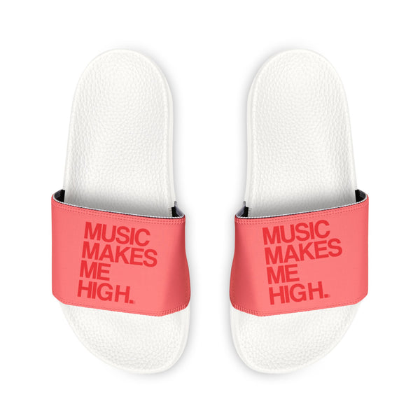 MMMH Unisex Sandals: Light Red/White | Red