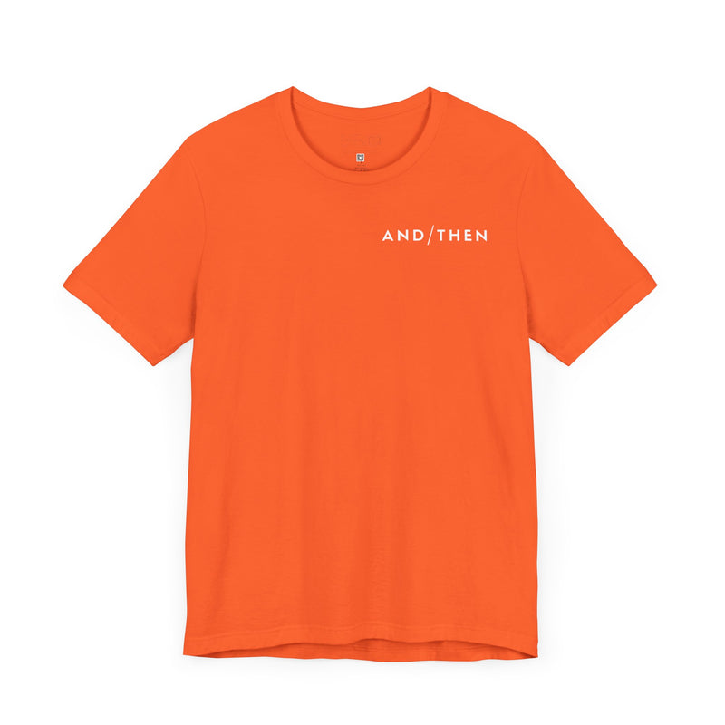 IJTT Unisex T-Shirt: AT Slash White | Orange