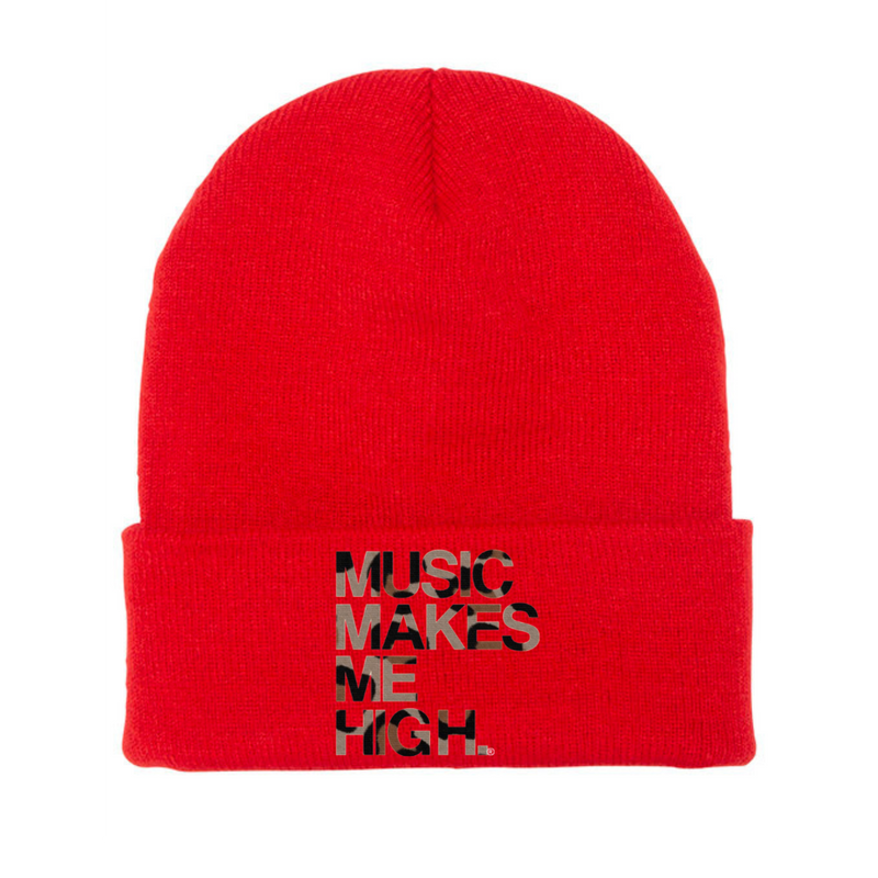 MMMH Beanie: Red | Leopard