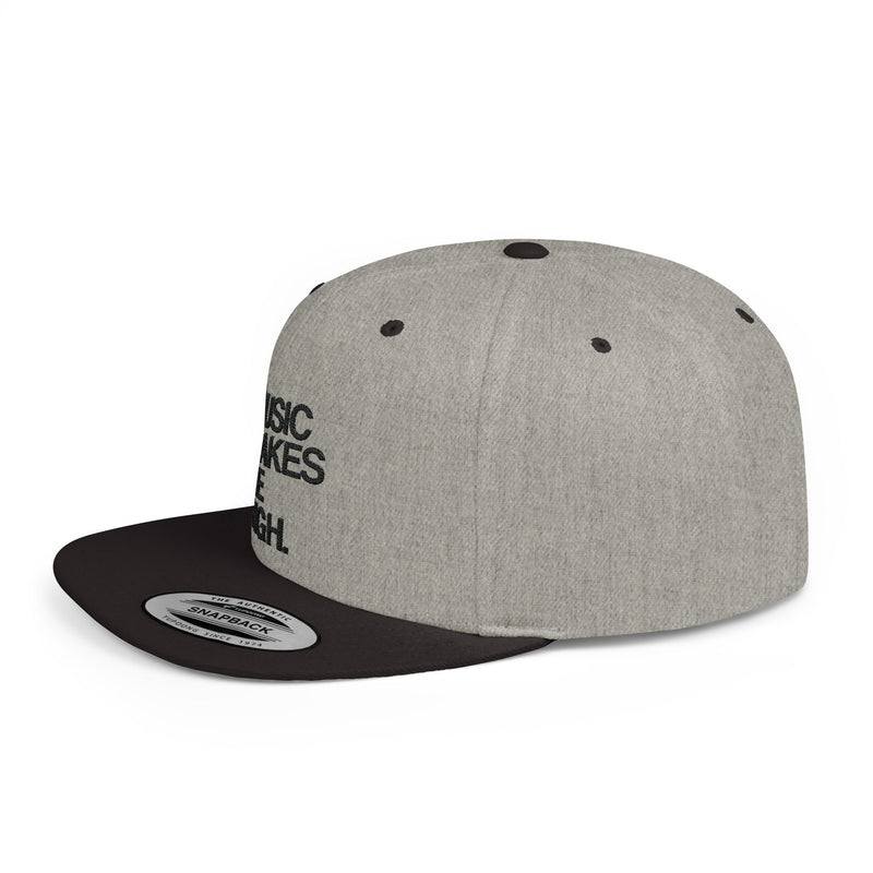 MMMH Classic Snapback: Grey | Black_Black Lettering