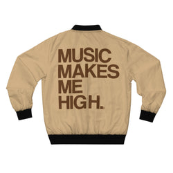 MMMH Unisex Bomber Jacket: Tan | Brown