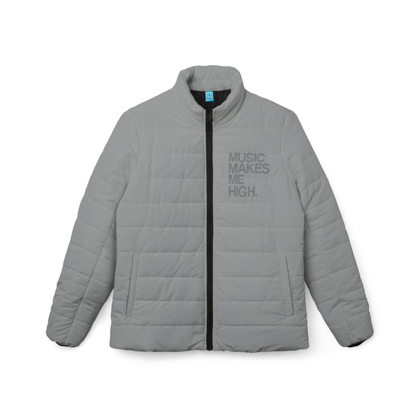 MMMH Women’s Puffer Jacket: Light Grey | Grey