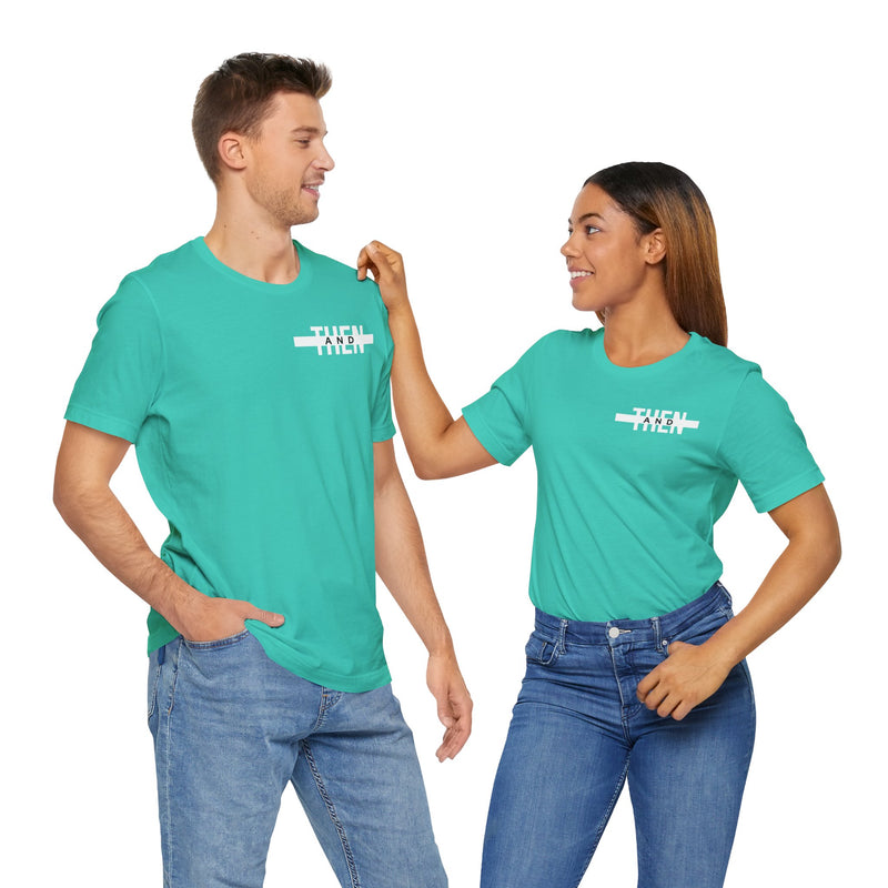 IJTT Unisex T-Shirt: AT Strike White | Teal