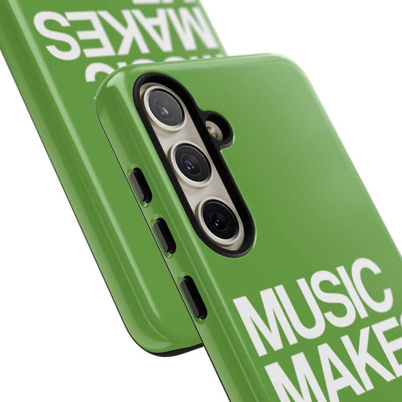 MMMH Classic Phone Case: Green | White