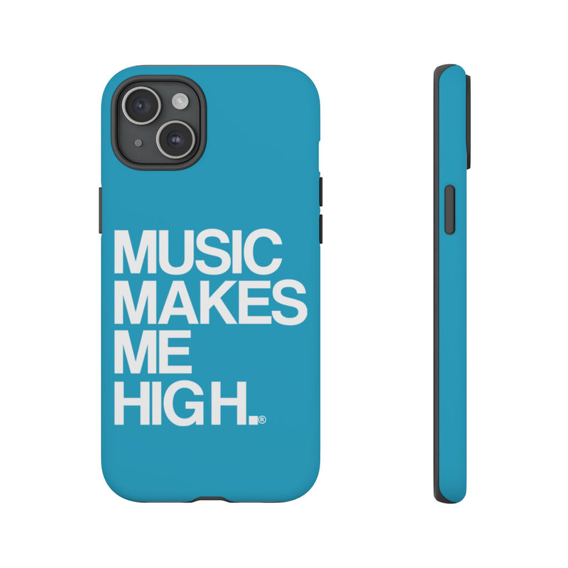 MMMH Classic Phone Case: Turquoise | White