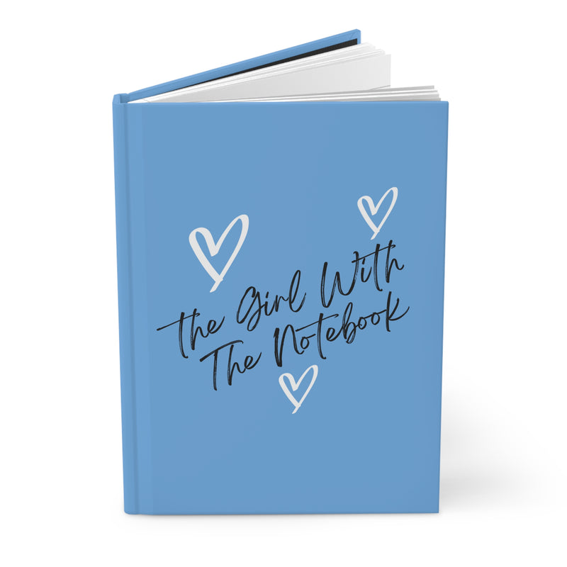 TGWTN Hardcover Journal: White/Black | Light Blue