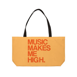 MMMH Weekender Bag (Black Handle): Light Orange | Orange