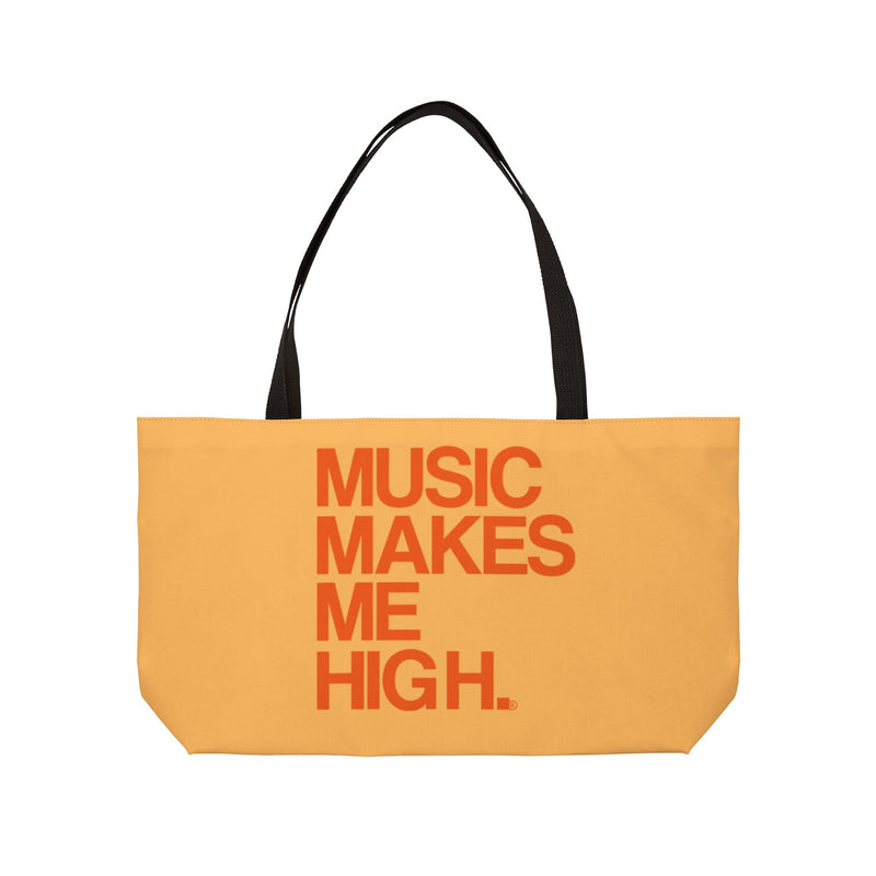 MMMH Weekender Bag (Black Handle): Light Orange | Orange