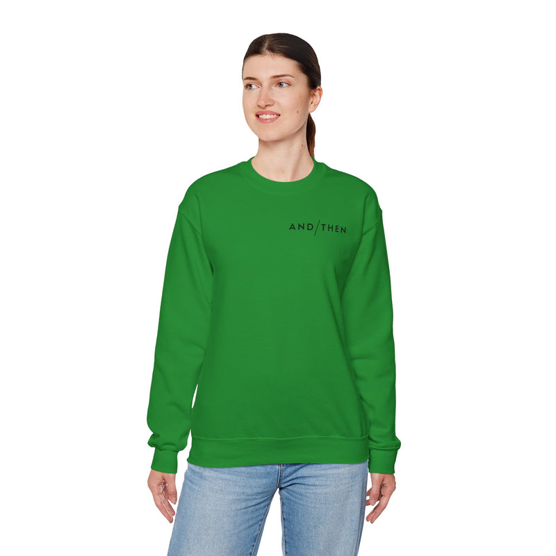 IJTT Unisex Sweatshirt: AT Slash Black | Irish Green