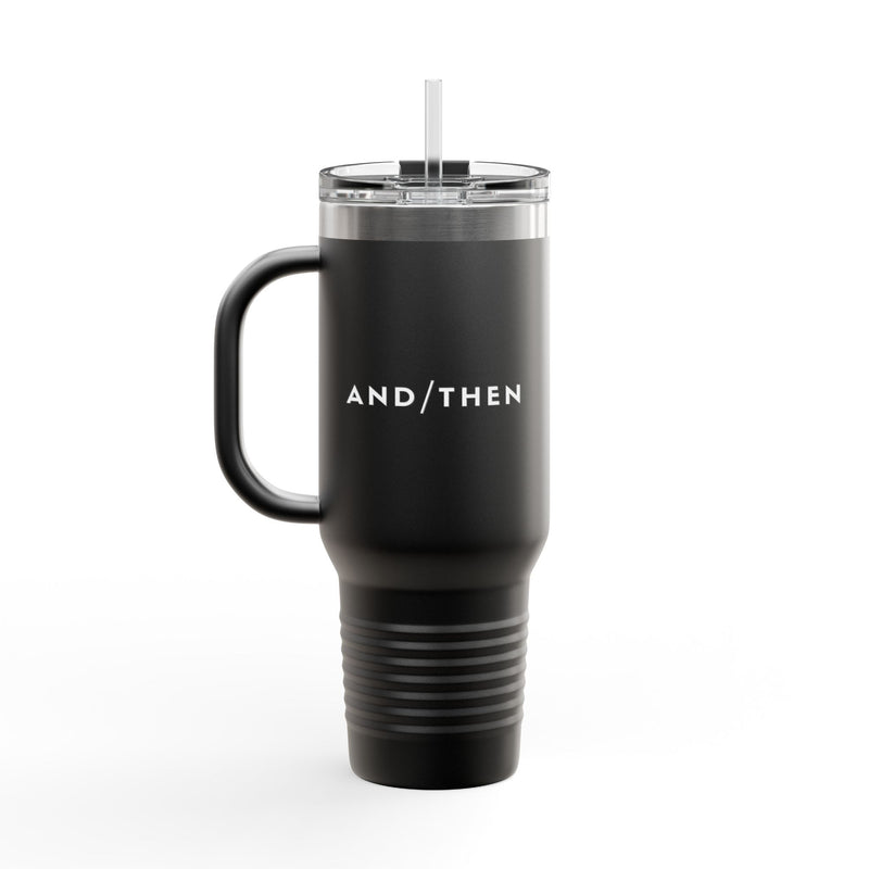 IJTT Insulated Mug: At Slash White | Black