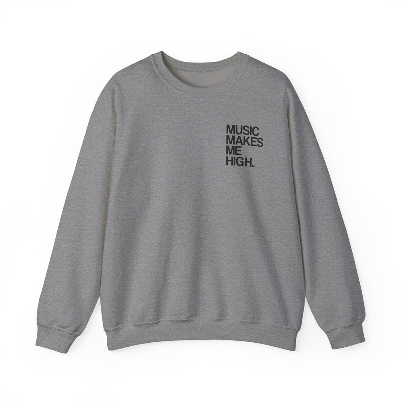 MMMH Unisex Sweatshirt: Graphite Heather | Black Lettering