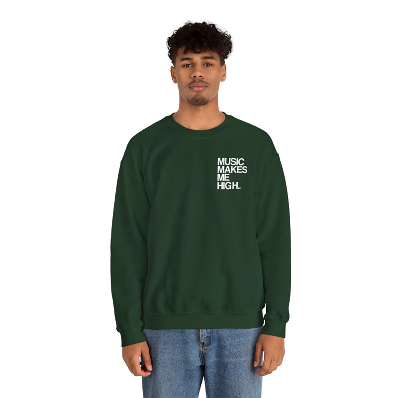 MMMH Unisex Sweatshirt: Forest Green | White