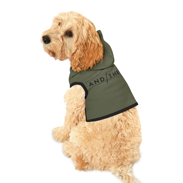 IJTT Pet Hoodie: AT Slash Black | Military Green