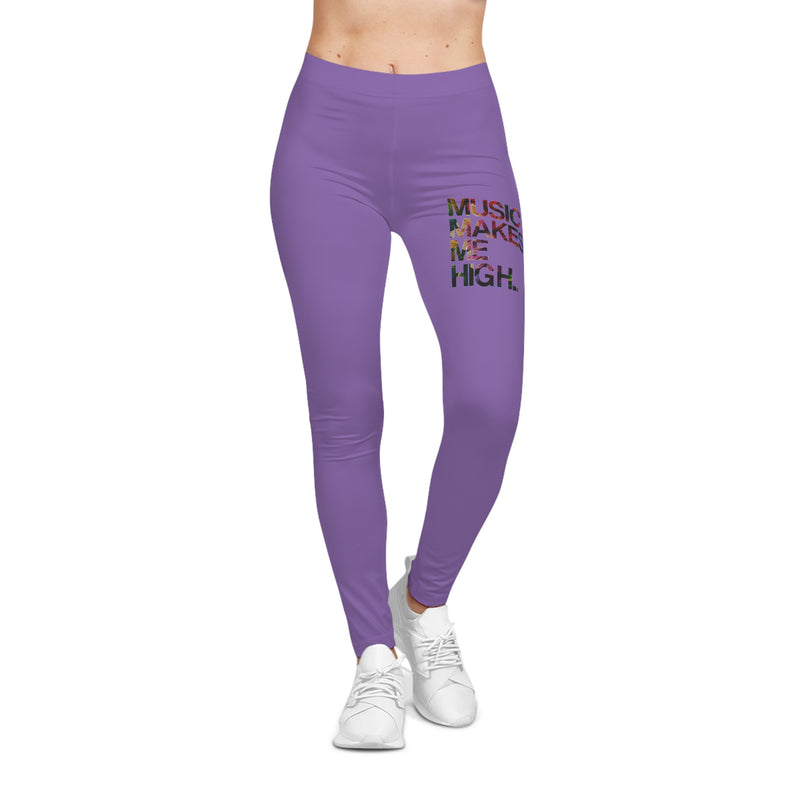 MMMH Leggings: Light Purple | Floral