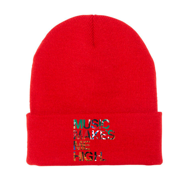 MMMH Beanie: Red | Graffiti