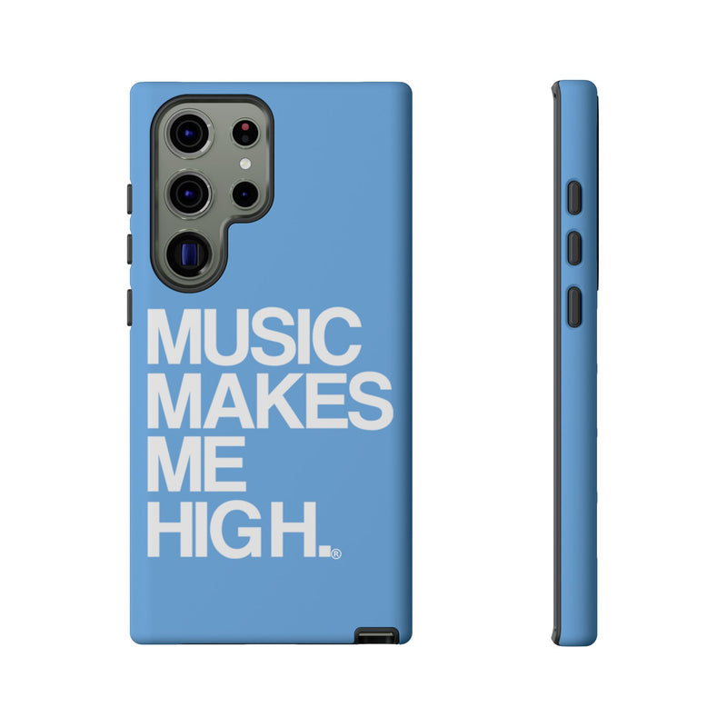 MMMH Classic Phone Case: Light Blue | White