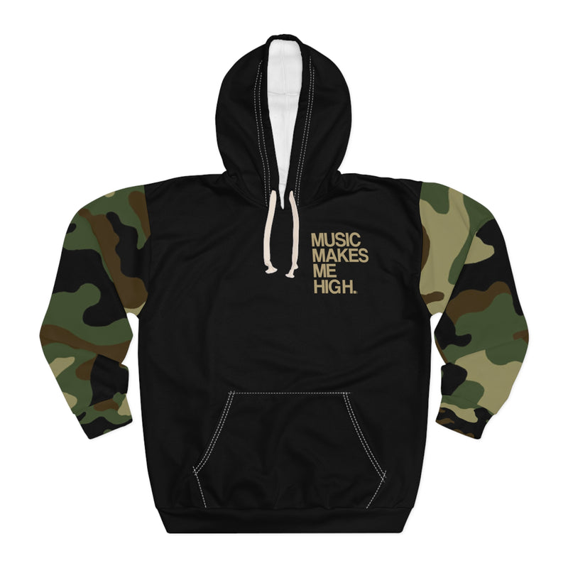 MMMH Unisex Hoodie: Camo/Black | Gold