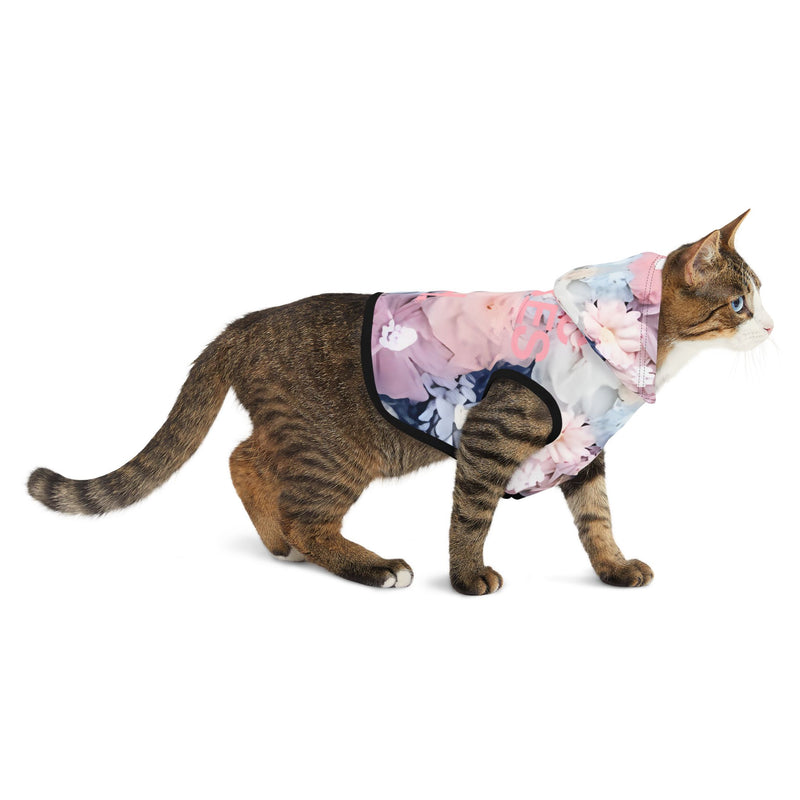 MMMH Pet Hoodie: Flowers | Light Pink